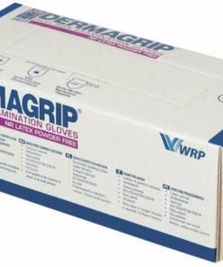 Dermagrip High Risk Latex Exam Gloves (XL, 50 Count) - Non-Sterile, Powder-Free