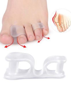 Toe Separators: Silicone Gel Correctors for Bunion Relief & Comfort (2 Pack)