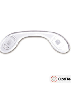 OptiTech Nose Pads: Secure, Screw-Mount, Anti-Slip, 44mm (1 Pair)