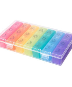 Portable Pill Organizer: Multicolor & Convenient
