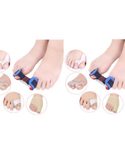 9-Piece Toe Corrector Set: Separators & Cushions for Straightening