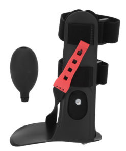 Gas Spring Assisted Leg Lowering Device