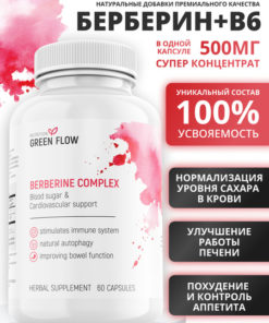 Berberine 500mg Weight Loss Supplement - 60 Capsules