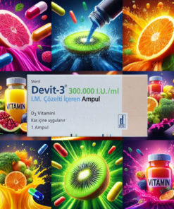 High-Potency Vitamin D3 300,000 IU (10 Capsules) - Turkey