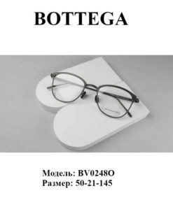 Bottega Veneta BV0248O Pure Titanium Eyeglass Frames for Myopia