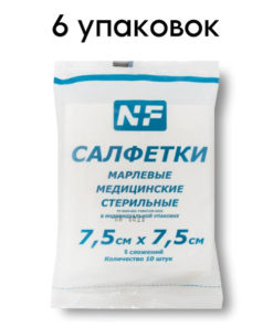 Sterile Medical Gauze Pads 7.5x7.5cm (8-Ply) - 60 Pads (Bulk Pack)