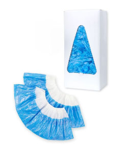 Heavy-Duty Disposable Shoe Covers (500 Pairs) - Double Elastic, Reinforced Sole