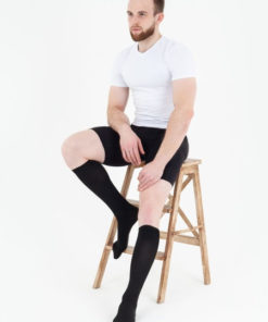 Black Compression Socks, 20-30 mmHg: Medical Grade Support