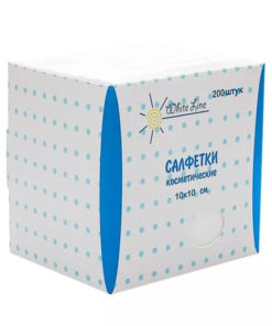 White Disposable Spunlace Wipes (10x10cm, 40gsm), 200 Count