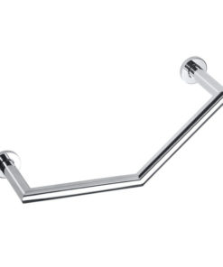 Curved Bathroom Grab Bar - Bemeta Omega 104307621 Chrome