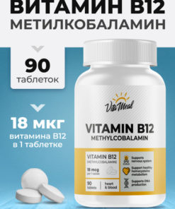 Methylcobalamin B12 90 Tablets - VitaMeal