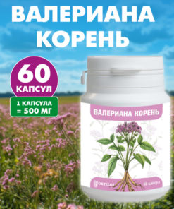 Valerian Root Capsules for Sleep & Stress Relief (60 Count)