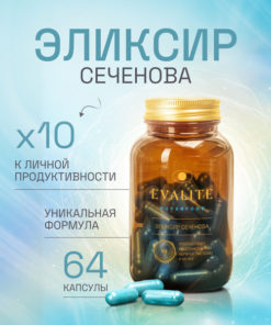 Sechenov Elixir with Lion's Mane, L-Theanine, Ginkgo Biloba & BioPerine by Evalite