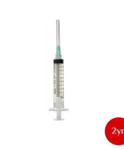 100-Count 3-Part Disposable 10ml Syringes with 21G Needle (0.8x40mm) - Bulk Pack (200 Syringes)