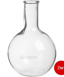 Flat Bottom Flask P-2-2000-42 TS, 2 Pcs