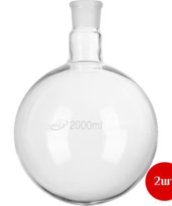 Round Bottom Flask K-1, 2000ml, 29/32 Joint, 2 Pack