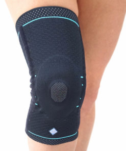 Knee Support with Spring Inserts & Silicone Ring - Size L (15.7-16.5 inches)