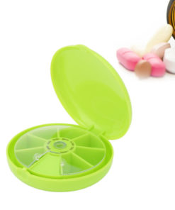 Rotating Pill Organizer with Grids