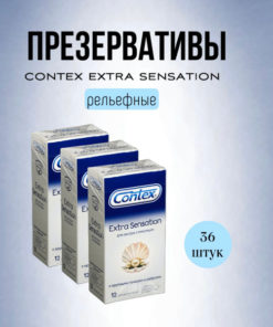 Contex Extra Sensation Condoms, 36 Count
