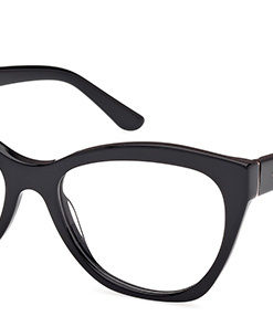 Guess GU 50177 001 Black Hexagonal Plastic Women's Eyeglass Frames