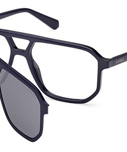 Guess GU 50219 090 Black Aviator Men's Plastic Eyeglass Frames