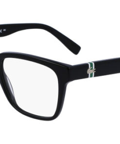 Lacoste L2932 Black Rectangle Acetate Men's Eyeglass Frames