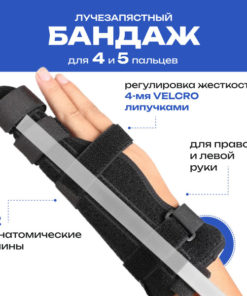 Wrist Brace with Thumb Splint, Small-Medium