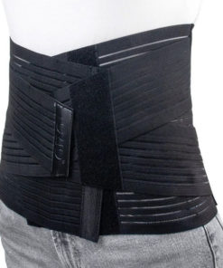 Kids' Lumbar-Sacral Support Belt (XXS/24, Black)