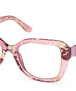 Guess GM 50027 083 Pink Rectangular Plastic Women's Eyeglass Frames