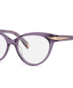 Roberto Cavalli VRC018M 916 Purple Cat Eye Plastic Frames
