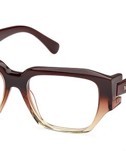Max Mara MM 5182 050 Brown Round Plastic Women's Eyeglass Frames