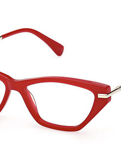 Max Mara MM 5176 066 Red Round Plastic Women's Eyeglass Frames