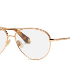 Roberto Cavalli VRC068 Sunglasses: Gold Aviator Metal Frame