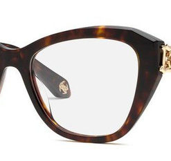 Roberto Cavalli VRC099 Sunglasses: Brown Rectangular Acetate Frames