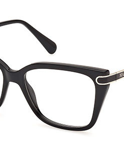 Max&Co MO 5146 001 Black Rectangular Plastic Eyeglass Frames for Women