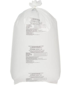 Medical Waste Bags Class A, 700x1100x13µm, 120L, 300pcs