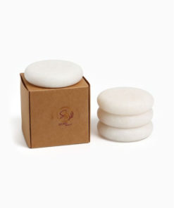 White Spa Stones (8.8cm, Set of 4)