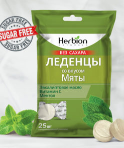 Herbion Mint Lozenges with Vitamin C & Eucalyptus - 25 Count