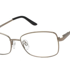 Women's Glory 103 Brown Metal Eyeglass Frames