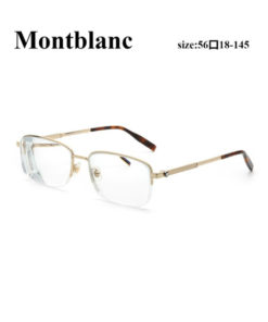 Montblanc MB0028O Half-Rim Glasses Frames for Myopia