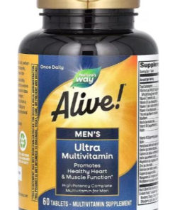 Men's Multivitamin 60ct: Ultra Potency Heart, Brain, Muscle & Prostate Support