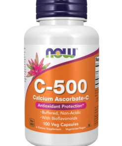 Vitamin C 500mg Capsules (100 Count) - High Potency Ascorbate