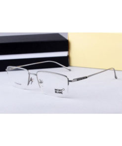 Montblanc MB677 Men's Half-Rim Eyeglass Frames
