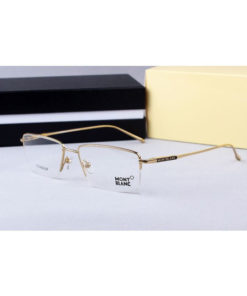 Montblanc MB677 Men's Half-Rim Eyeglass Frames