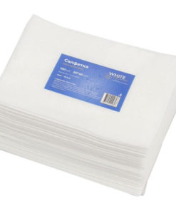 White Line Disposable Spunlace Wipes - 30x40cm, 100 Count