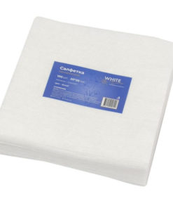 White Line Disposable Spunlace Wipes, 20x20cm, 100 Count