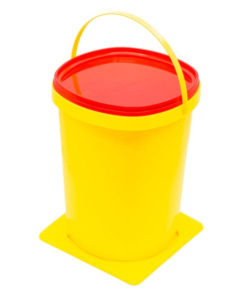 Yellow 3L Class B Compost Bin: Innovative Square Design