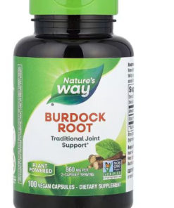Burdock Root 430mg (100 Capsules) - Supports Skin, Liver, Kidney & Blood Health (Nature's Way)