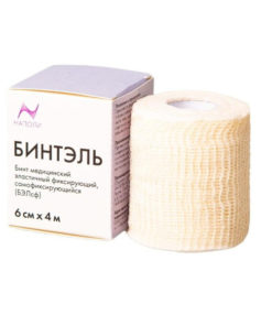 Self-Adherent Bandage, 6cm x 4m, White (1 Roll)
