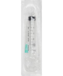KD-ject III 10ml Sterile Syringes with 21G Needle (100 Pack)